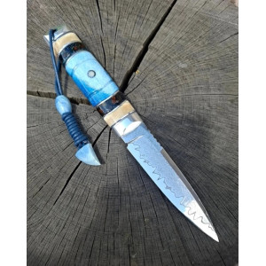 ДЕЛЬФІН ніж ручної роботи ПАВЛА ГОНЧАРЕНКА купити замовити в Україні, сталь - n690™, 61 HRC. Photo 2